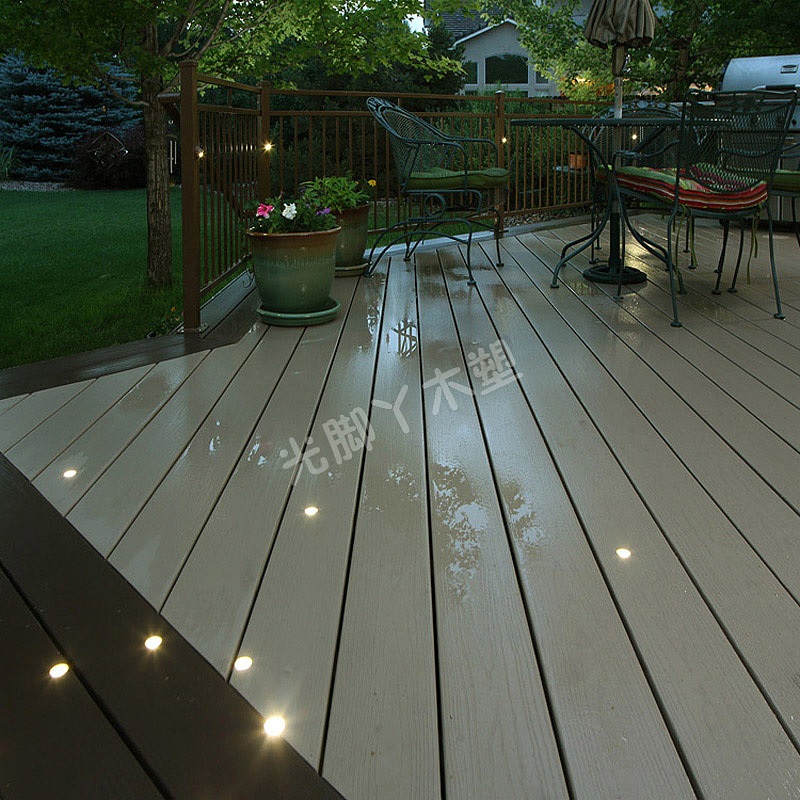 Wood plastic outdoor floor，Outdoor living space，Outdoor furniture floor，